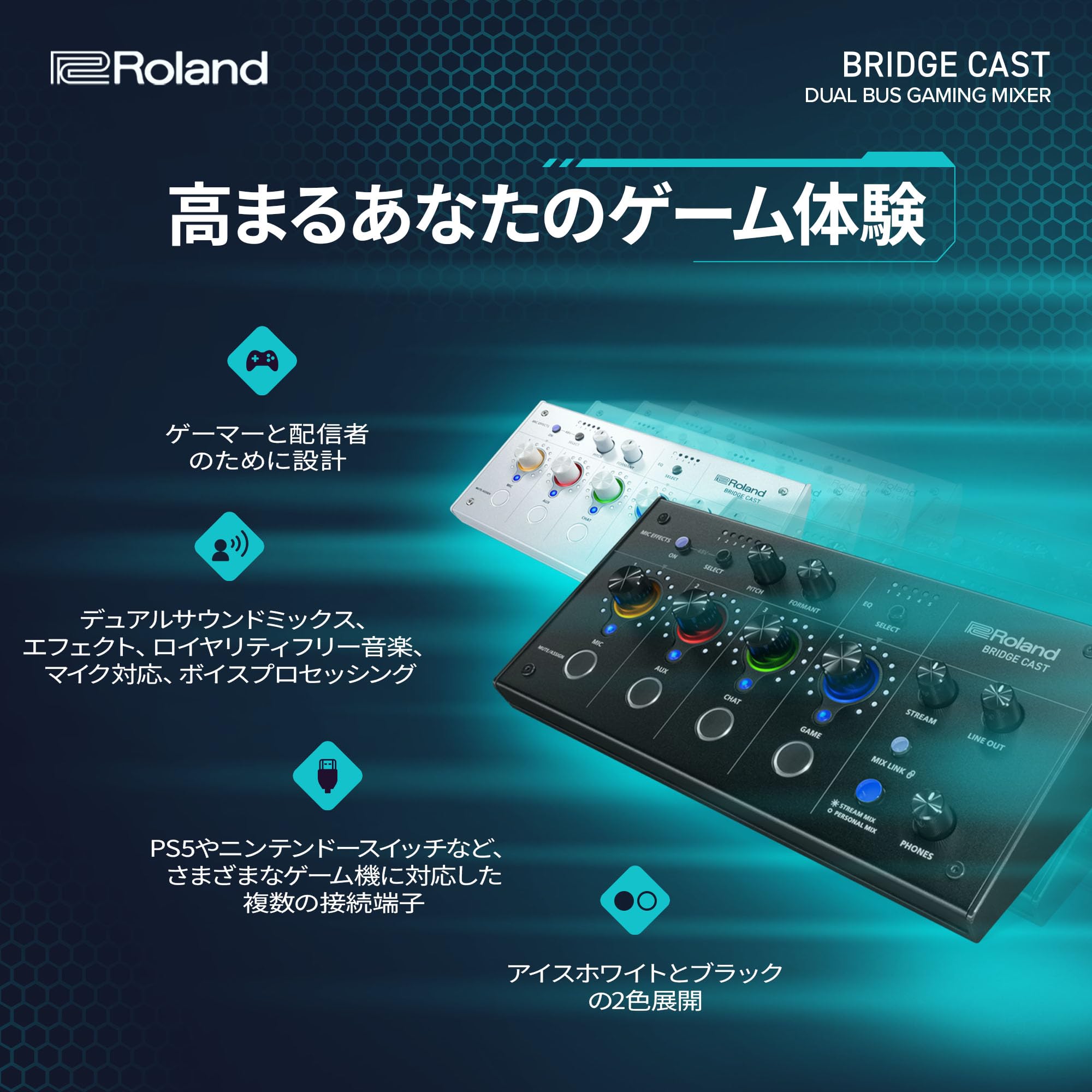 Amazon.co.jp: Roland (ローランド) BRIDGE CAST/Gaming DAC Amp/Audio